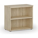 Primo Kancelářský regál WOOD, 740 x 800 x 420 mm, dub přírodní – Zboží Dáma