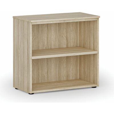 Primo Kancelářský regál WOOD, 740 x 800 x 420 mm, dub přírodní – Zboží Dáma