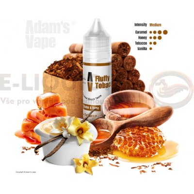Adams Vape Shake & Vape Fluffy Tobacco 10ml – Zboží Mobilmania
