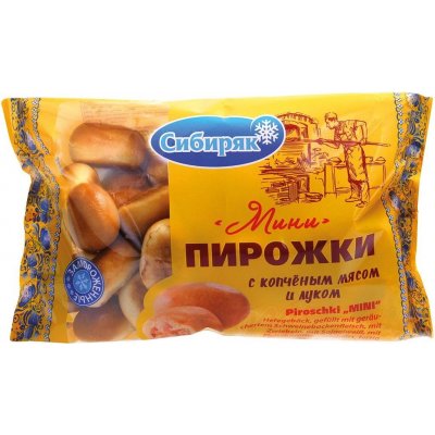 Sibiryak Mini-pirožki maso s cibulí 400 g – Zbozi.Blesk.cz