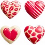 Dortisimo Čokoládová dekorace Srdíčko s růžovým potiskem Lovissimo (8 ks) – Zboží Dáma