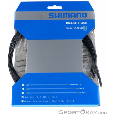 Hadička hydraulických brzd Shimano SM-BH90-SBM M9000 1700 mm