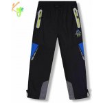 Kugo DK8235 chlapecké šusťákové kalhoty zateplené signální zipy černá – Zboží Dáma