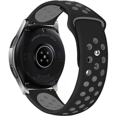 Eternico Sporty Universal Quick Release 20mm Elephant Gray and Black AET-U20SP-GrBl – Zboží Živě