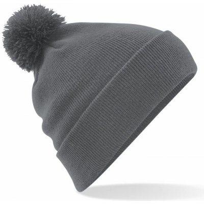 Beechfield Originální čepice s bambulí B 426 graphite grey – Hledejceny.cz