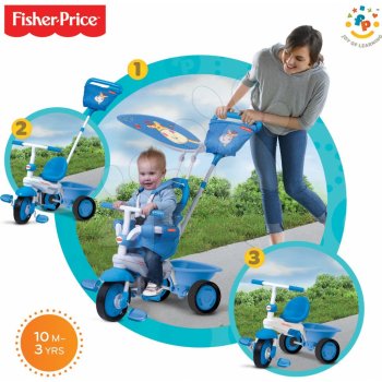 Fisher Price Smart Trike Elite 1463733 modrá