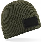 Beechfield Zimní čepice s nášivkou B442R Military Green – Hledejceny.cz