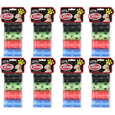 Pet nova Dog Lifestyle Sáčky na výkaly s tlapkami 4 x 20 ks – Zboží Dáma