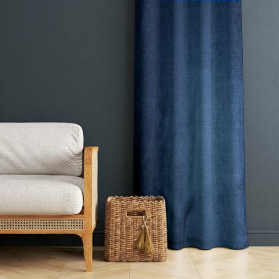 Ervi gobelínový závěs sametový - Rasel - modrý – Hledejceny.cz