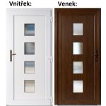 Soft Vchodové dveře 010 Zlatý dub / Bílá pravé 98 x 198 cm – Hledejceny.cz