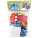 Teddies Zvířátka do vany gumová 6ks se síťkou v sáčku 18x28x12m+ 5cm – Zboží Dáma