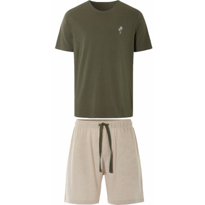 Livergy pánské pyžamo olivová – Zboží Mobilmania