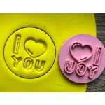 TVOŘÍTKO I love you - razítko Rozměr: 6 cm, + Vykrajovátko: Ano – Hledejceny.cz