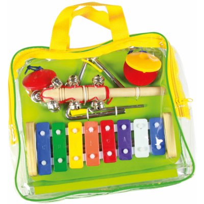 BINO Set hudební s trianglem v tašce 4v1 – Hledejceny.cz