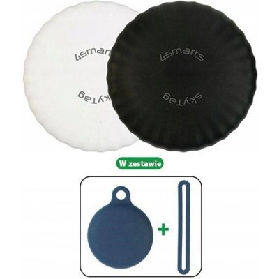 Bluetooth lokalizační čip 4smarts Location Finder SkyTag Slim Set of 2 black, white (540549) – Zboží Živě