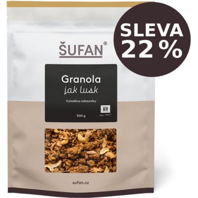 Šufan s.r.o. Granola jak lusk 500 g – Sleviste.cz
