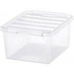 SMARTSTORE Úložný box Classic 2, průhledný, plast, 2 l, černé úchytky, SMARTSTORE 3521070 223765 – Zboží Živě