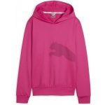 Puma BIG CAT FRENCH TERRY Hoodie dámská sportovní mikina růžová – Sleviste.cz