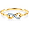 Prsteny Savicki zásnubní prsten dvoubarevné zlato diamant SAVR60107 Y