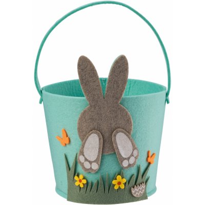 LIVARNO home Velikonoční plstěný košík, Ø 16 cm zajíček – Zboží Mobilmania