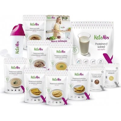 KETOMIX Balíček keto diety na 3 týdny 35 porcí 1050 g – Sleviste.cz