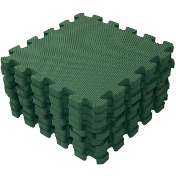 Baby Dan hrací podložka Puzzle Dark Green 9 ks