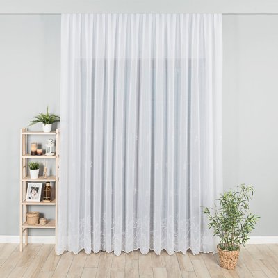 Kusová vyšívaná záclona Freja 250x200 – Hledejceny.cz