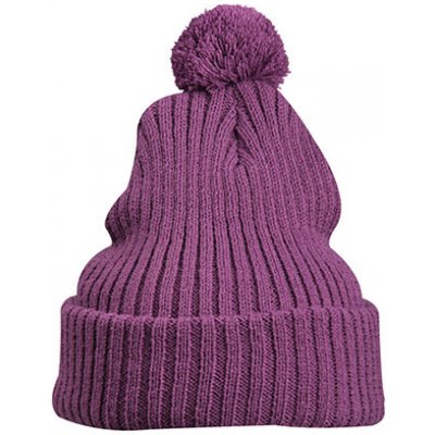 Knitted cap with pompon MB7540 s kulich em fialová – Hledejceny.cz