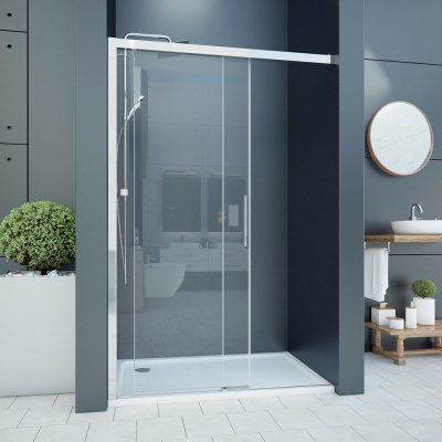 Aquatek WELLNESS B2 140 Sprchové dveře zasouvací 137-141cm, sklo 6mm – Zbozi.Blesk.cz