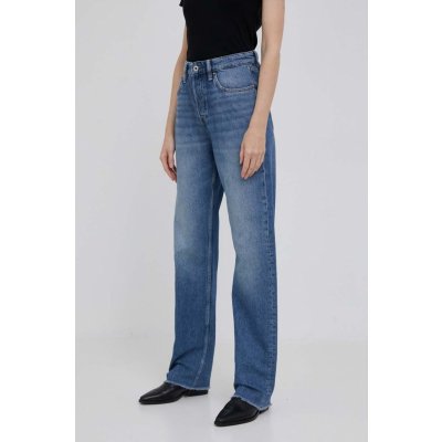 Pepe Jeans dámské džíny high waist PL204172HS2.000 modrá – Zboží Mobilmania