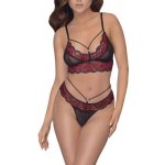 Cottelli - red rose bra set – Zboží Mobilmania