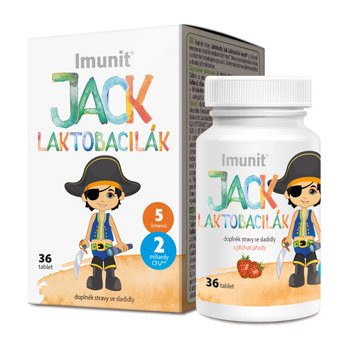 Imunit Laktobacily Jack Lactobacilák 72 tablet