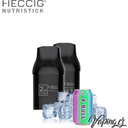 Heccig NUTRISTICK DV2 2x cartridge F BULL energetický nápoj 15 mg