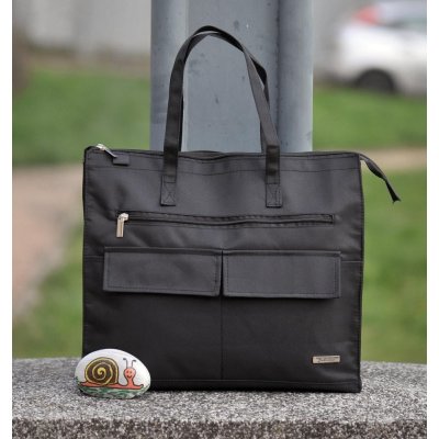 fabrizio Praktická nákupní taška černá 62172-0100 – Zboží Mobilmania