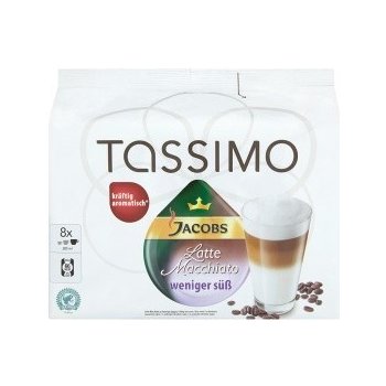Tassimo Jacobs Latte macchiato se sníženým obsahem cukru 16 ks