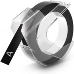 Páska Dymo 3D, 9 mm x 3 m, černá, S0898130 – Zboží Mobilmania