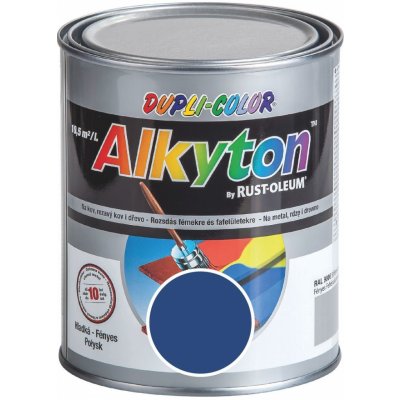 Alkyton hladký lesklý RAL 5010 enziánová modrá 750ml – Zbozi.Blesk.cz