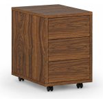 Primo Wood 3 zásuvky ořech – Sleviste.cz