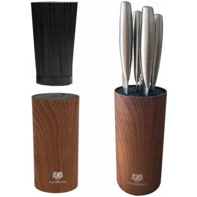 Stojan nože Karl Hausmann 22 cm hnědý plast – Zboží Dáma