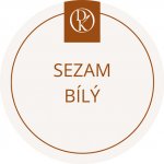 Davídkovo koření Etiketa Sezam bílý béžová průměr 4,5 cm 1 ks – Hledejceny.cz