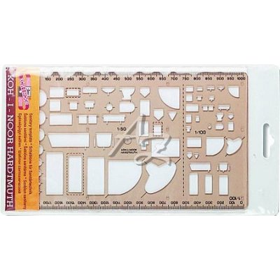 Koh-i-noor Šablona sanitární zařizovací předměty 749270 – Zboží Dáma