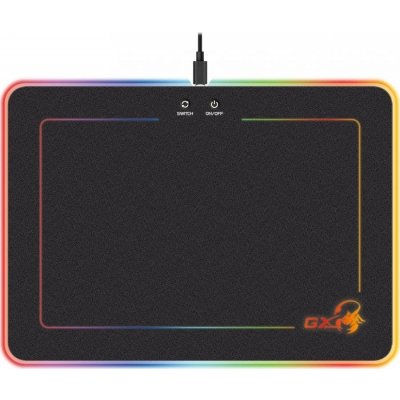 GENIUS GX GAMING podložka pod myš GX-Pad 600H RGB/ 350 x 250 x 5,5 mm/ tvrdá/ USB/ RGB podsvícení – Zbozi.Blesk.cz