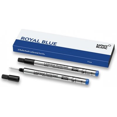 Montblanc Náplň do rolleru LeGrand F 2 ks royal blue 128227 – Zboží Mobilmania