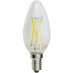 Optonica LED Filament Candle žárovka C35 E14 Stmívatelná 4W Teplá bílá – Sleviste.cz