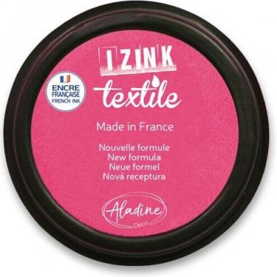 Aladine Izink Textile razítkovací polštářek růžová 19012 – Sleviste.cz