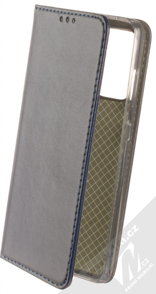 Pouzdro 1Mcz Magnetic Book flipové Samsung Galaxy A52, Galaxy A52 5G, Galaxy A52s 5G tmavě modré