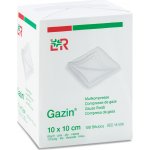 Gazin gáza hydrofilní skládaný kompres 10 x 10cm/100 ks 8vrstvý – Zboží Dáma