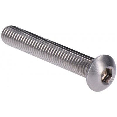 Nerezový půlkulatý šroub M5 x 12 mm, DIN 7991/AISI 304 – Sleviste.cz