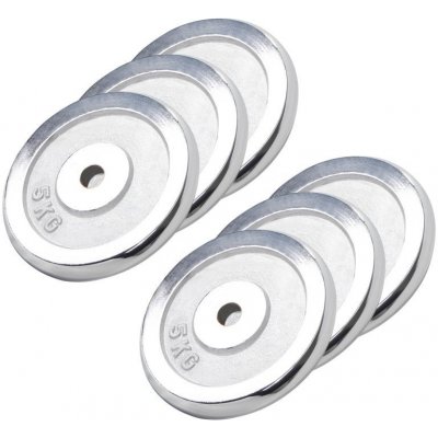 Gorilla Sports chrom 30 kg 6 x 5 kg 205 mm – Hledejceny.cz