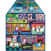 Puzzle Mudpuppy Strašidelný dům ve tvaru domu 100 dílků